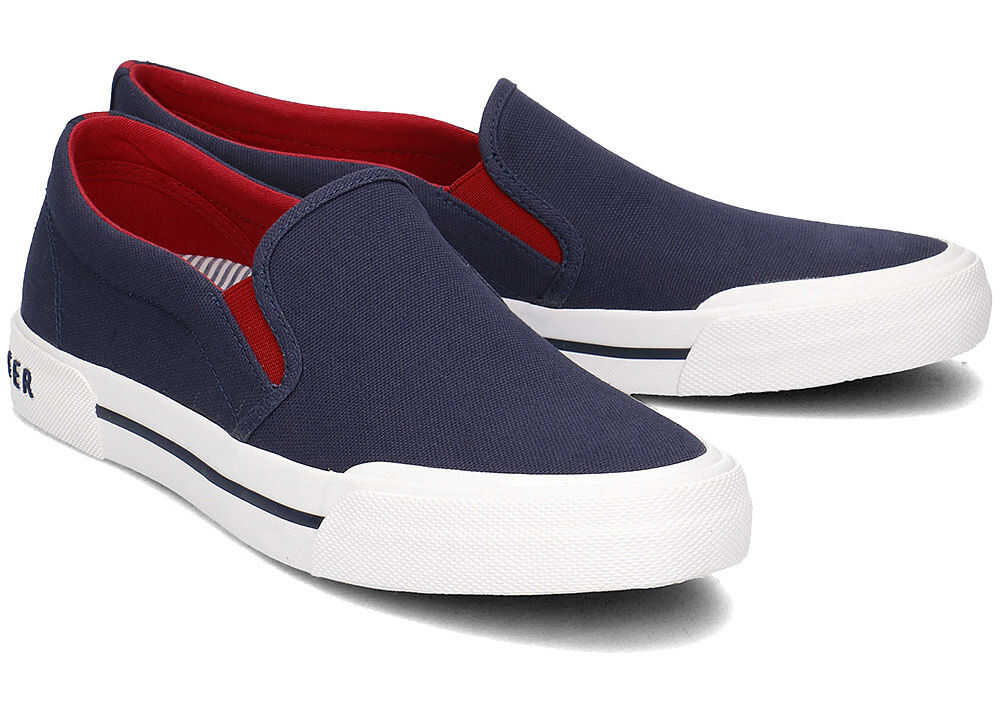 Tenis Tommy Hilfiger Heritage Slip On Granatowy