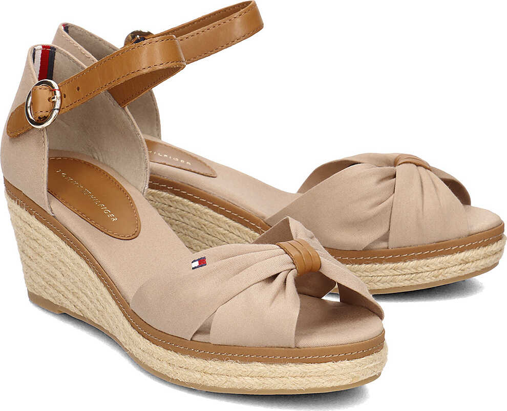 Sandala Tommy Hilfiger Iconic Elba Brązowy