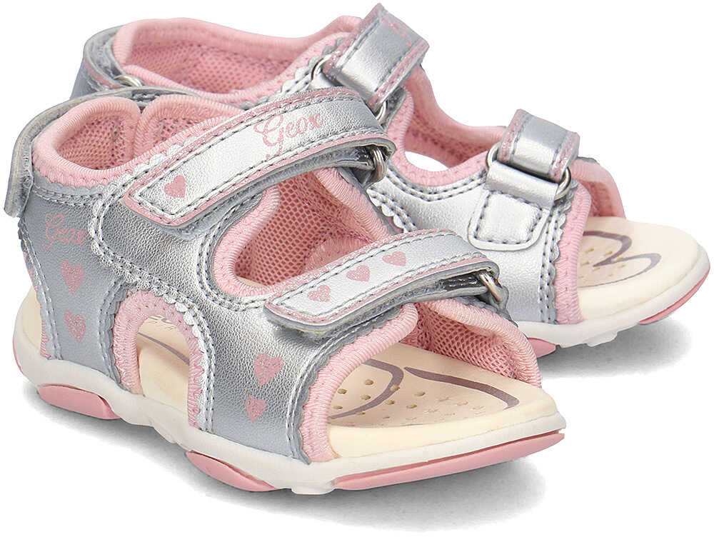 Sandala Geox Baby Agasim Srebrny