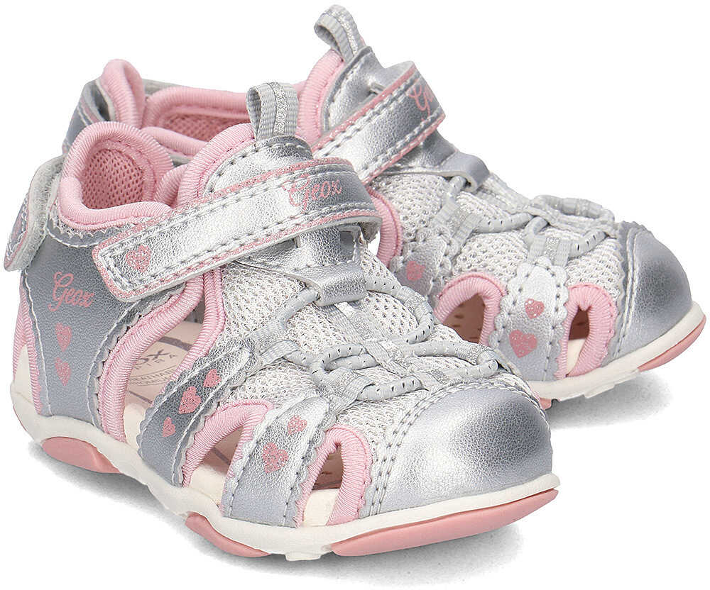 Sandala Geox Baby Agasim Srebrny