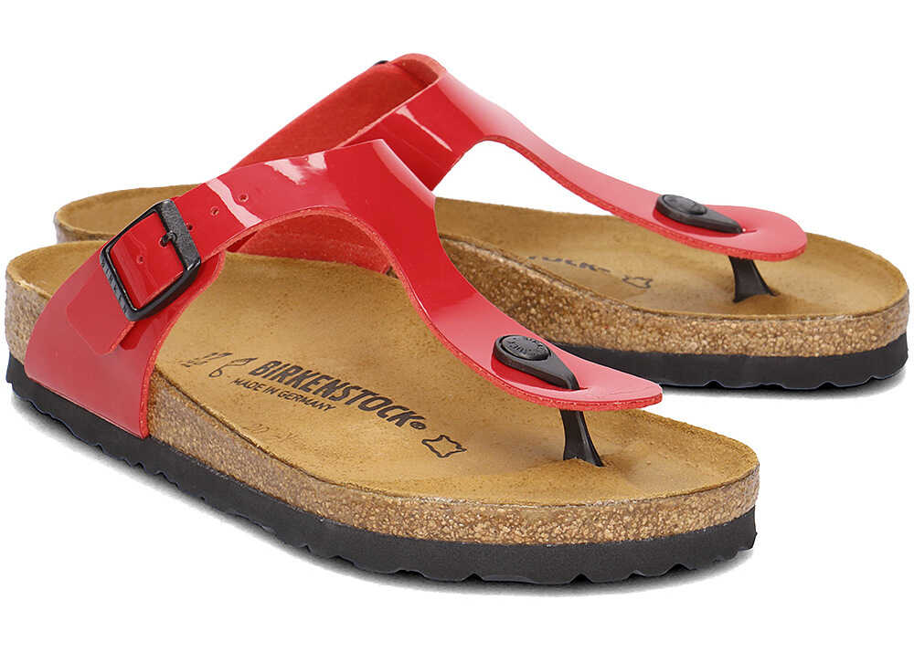 Slap Birkenstock Gizeh Czerwony