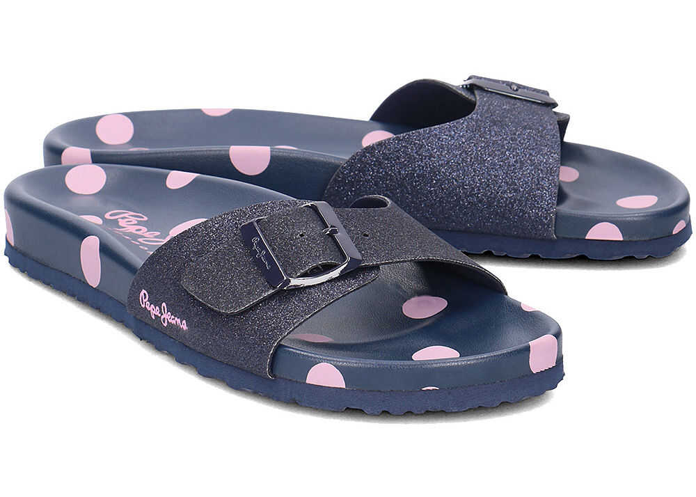 Slap Pepe Jeans Oban Dot Granatowy