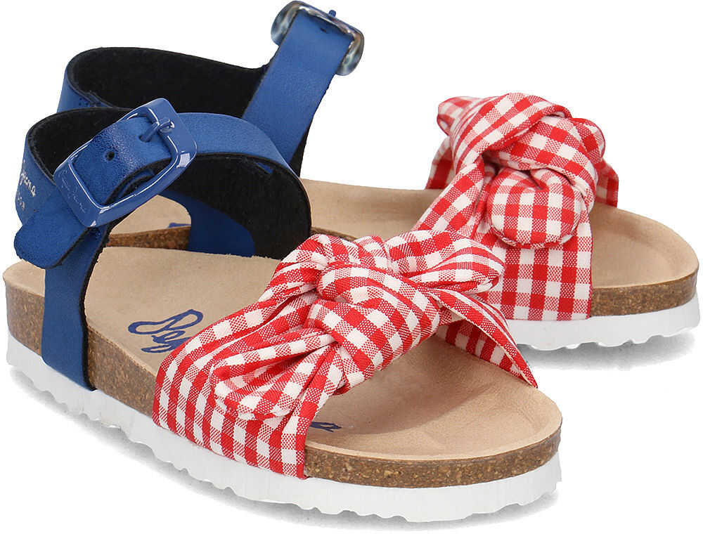 Sandala Pepe Jeans Bio Vichy Czerwony