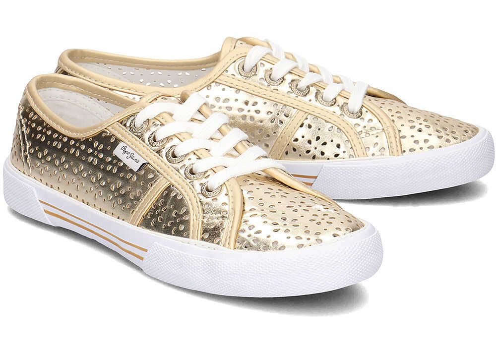 Tenis Pepe Jeans Aberlady Daisy Złoty