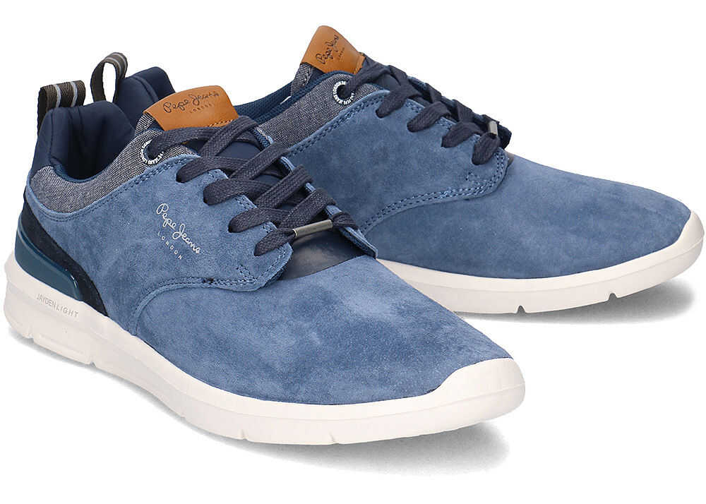 Tenis Pepe Jeans Jayden Essentials Niebieski