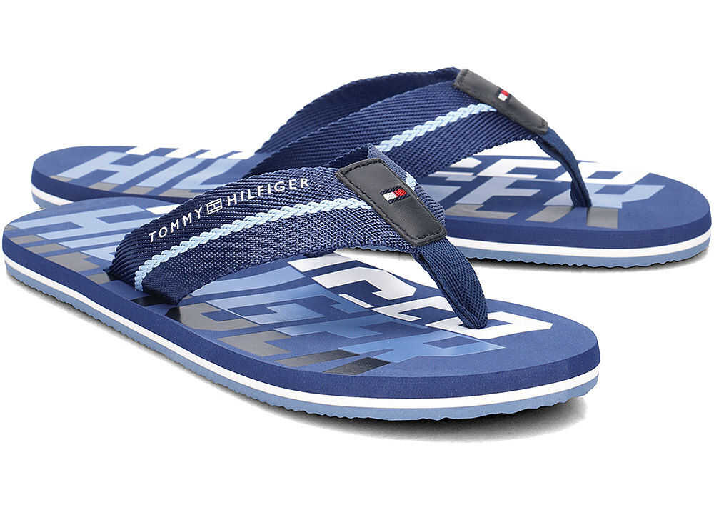 Slap Tommy Hilfiger Bold Beach Sandal Niebieski