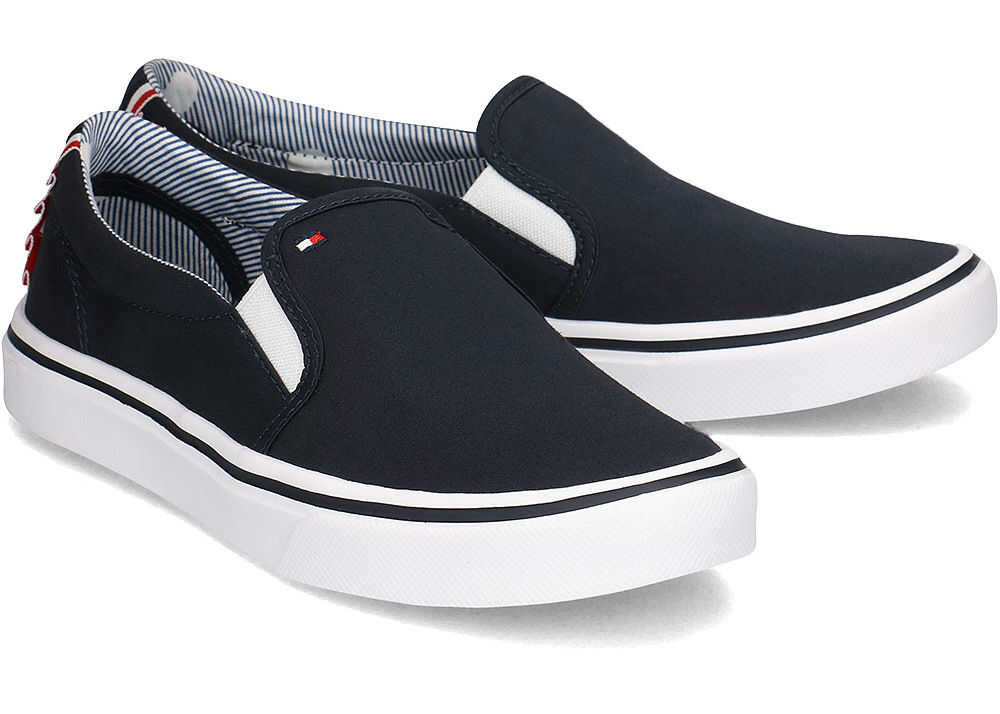 Tenis Tommy Hilfiger Light Weight Slip On Granatowy