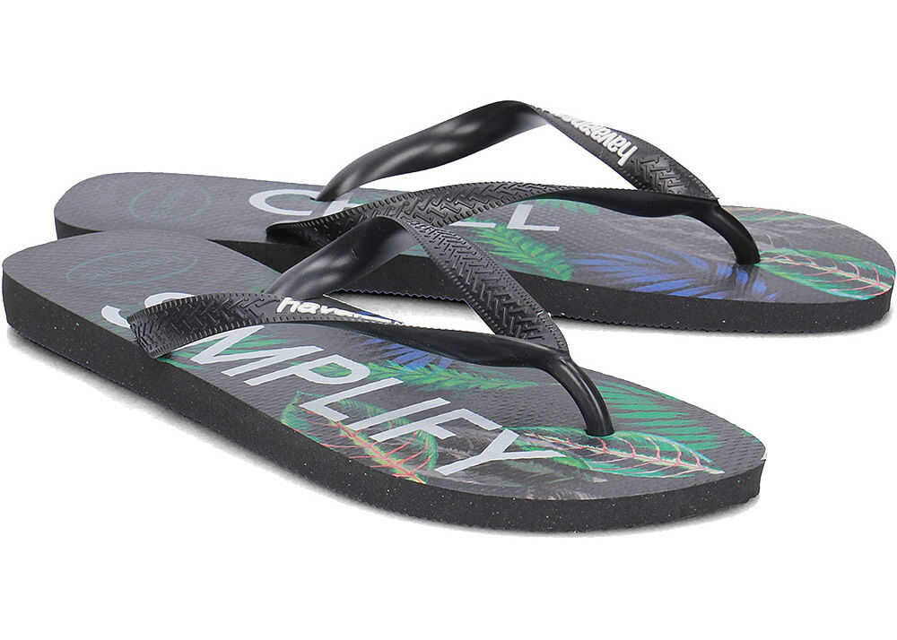 Slap Havaianas Top Tropical Czarny