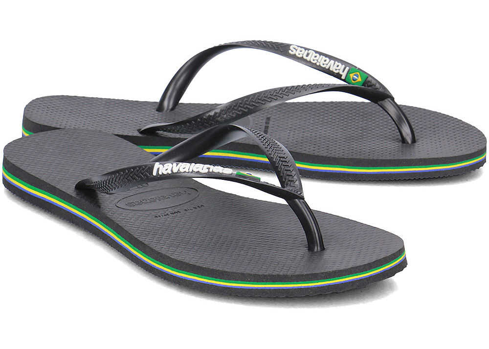 Slap Havaianas Slim Brasil Czarny