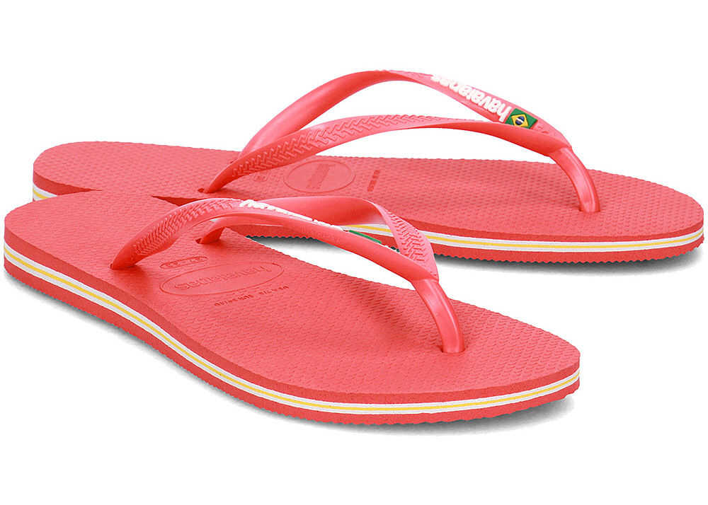Slap Havaianas Brasil Czerwony