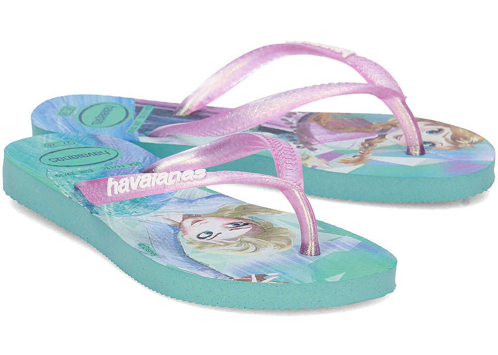 Slap Havaianas Frozen Zielony