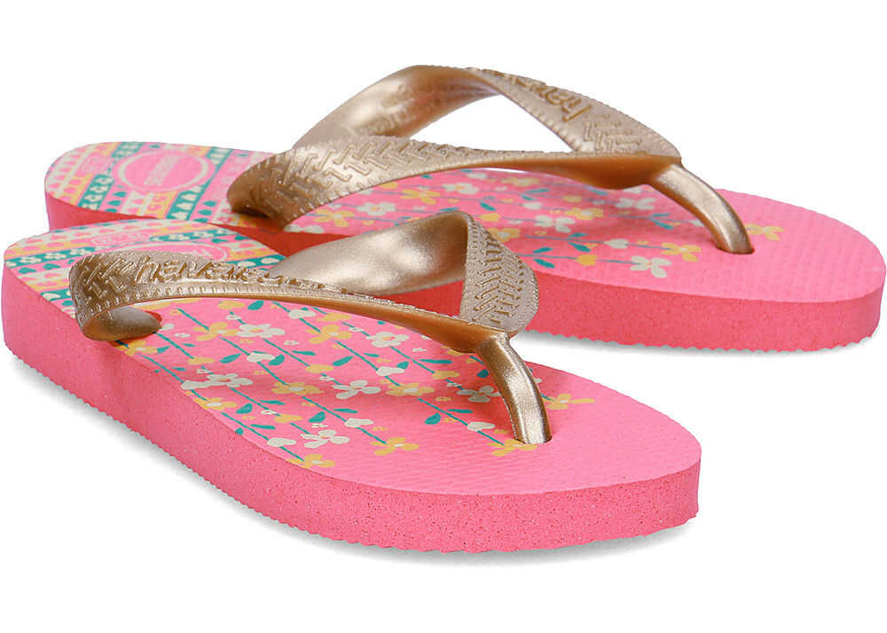 Slap Havaianas Flores Różowy