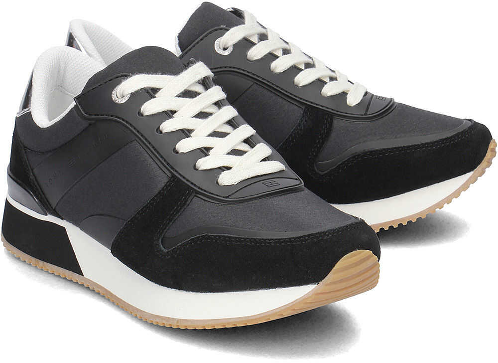 Tenis Tommy Hilfiger Mixed Material Lifestyle Czarny