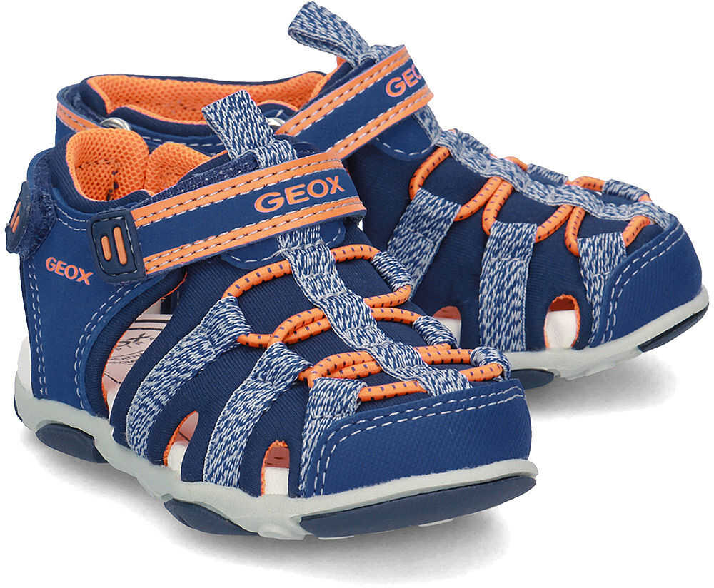 Sandala Geox Baby Sand. Agasim Granatowy