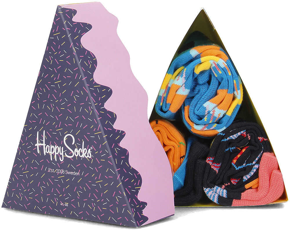 Soseta Happy Socks 3-Pack Wielokolorowy