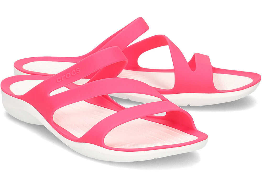 Slap Crocs Swiftwater Różowy