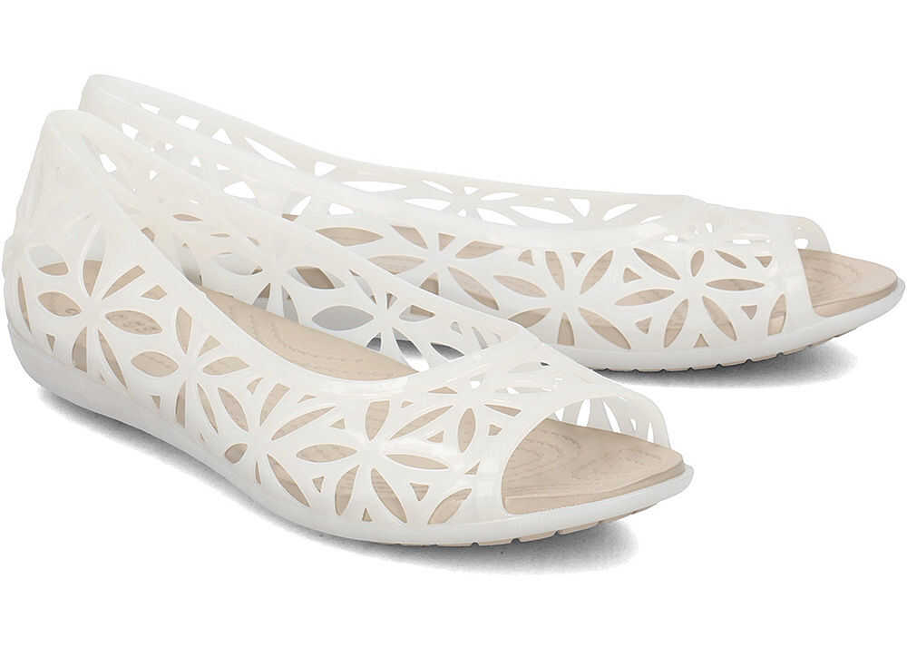 Balerin Crocs Isabella Jelly II Biały