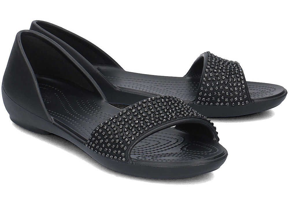 Sandala Crocs Lina Embellished Dorsay Czarny