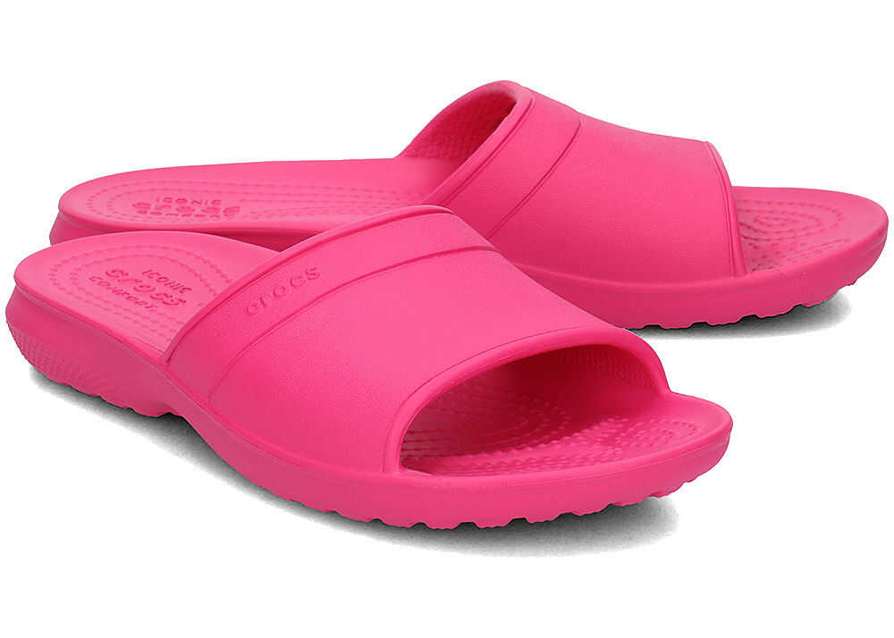 Slap Crocs Classic Slide Różowy