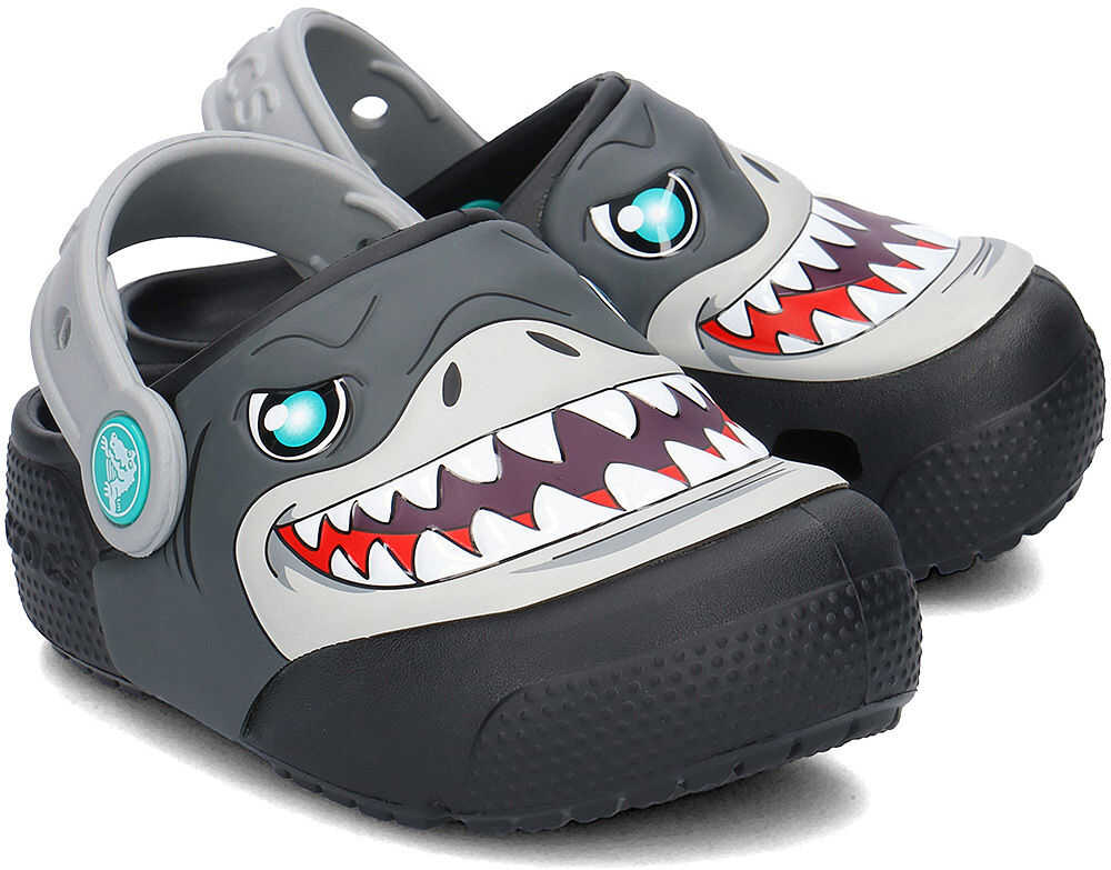 Slap Crocs Fun Lab Lights Clog Czarny