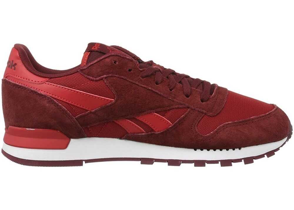 Tenis Reebok CL Leather Clip Ele* Burgundy