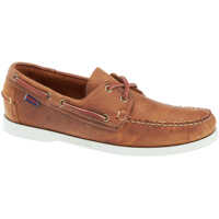 Mocasini Docksides Man's Leather Light Brown Shoes* Barbati