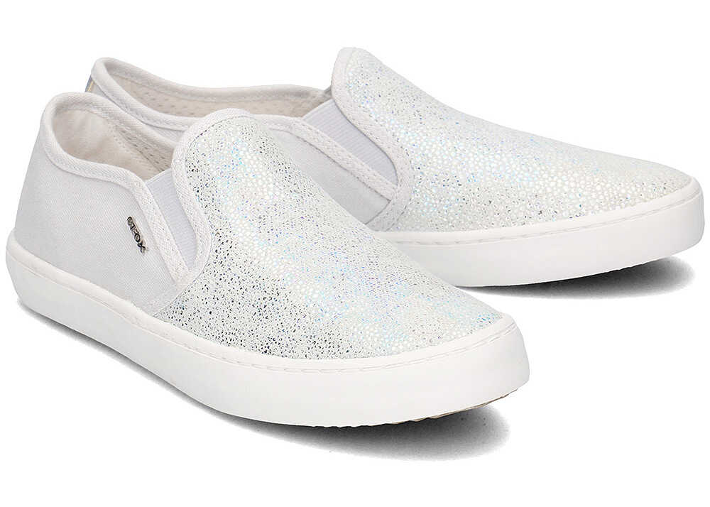 Tenis Geox Junior Kilwi Srebrny