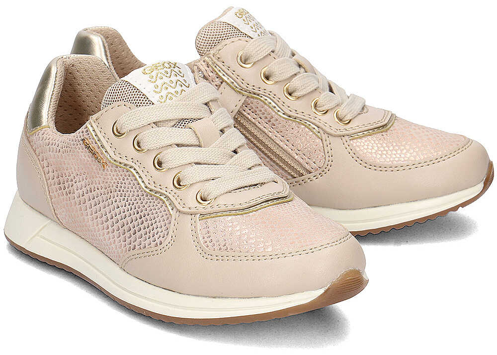 Tenis Geox Junior Jensea Beżowy