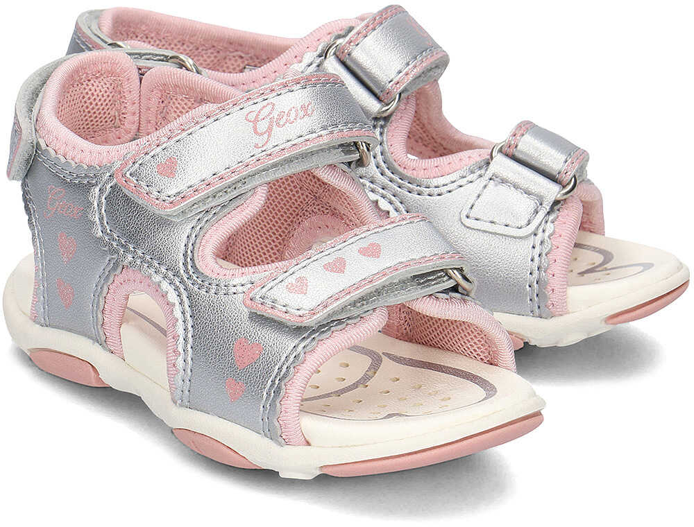 Sandala Geox Baby Agasim Srebrny