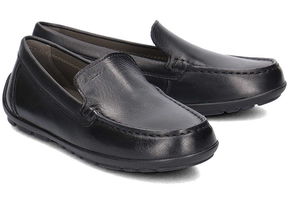 Mocasin Geox Junior New Fast Czarny