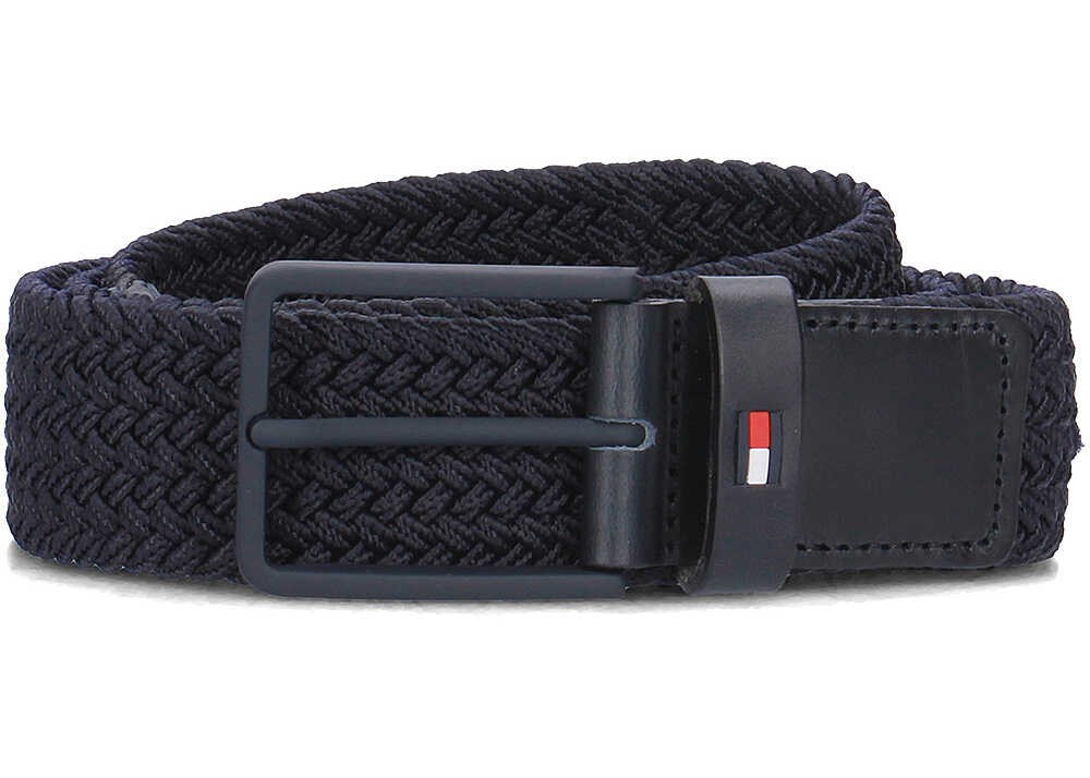 Curea Tommy Hilfiger Solid Modern Elastic Granatowy