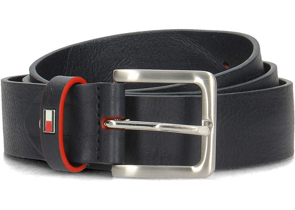 Curea Tommy Hilfiger Edge Colored Loop Belt 3.5 Adj Granatowy