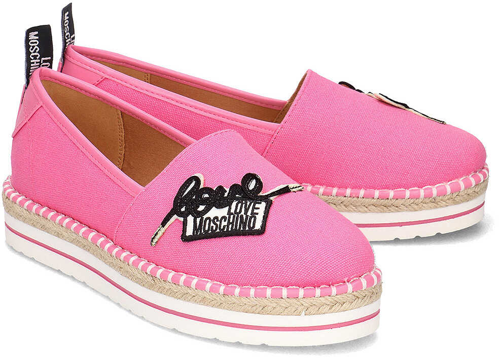 Espadrila LOVE Moschino 63CDD5B1 Różowy