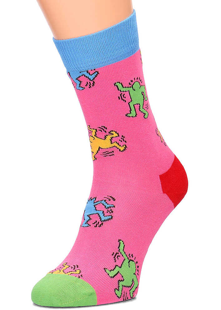 Soseta Happy Socks 6BFC18F9 Różowy