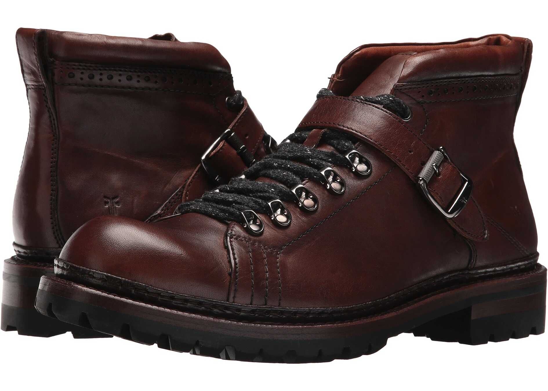 Gheata Frye George Norwegian Hiker Cognac Vintage Pull Up