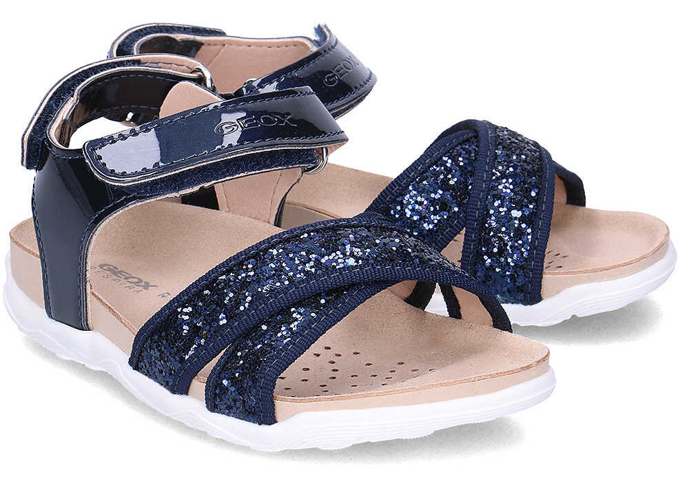 Sandala Geox Junior Aloha Granatowy