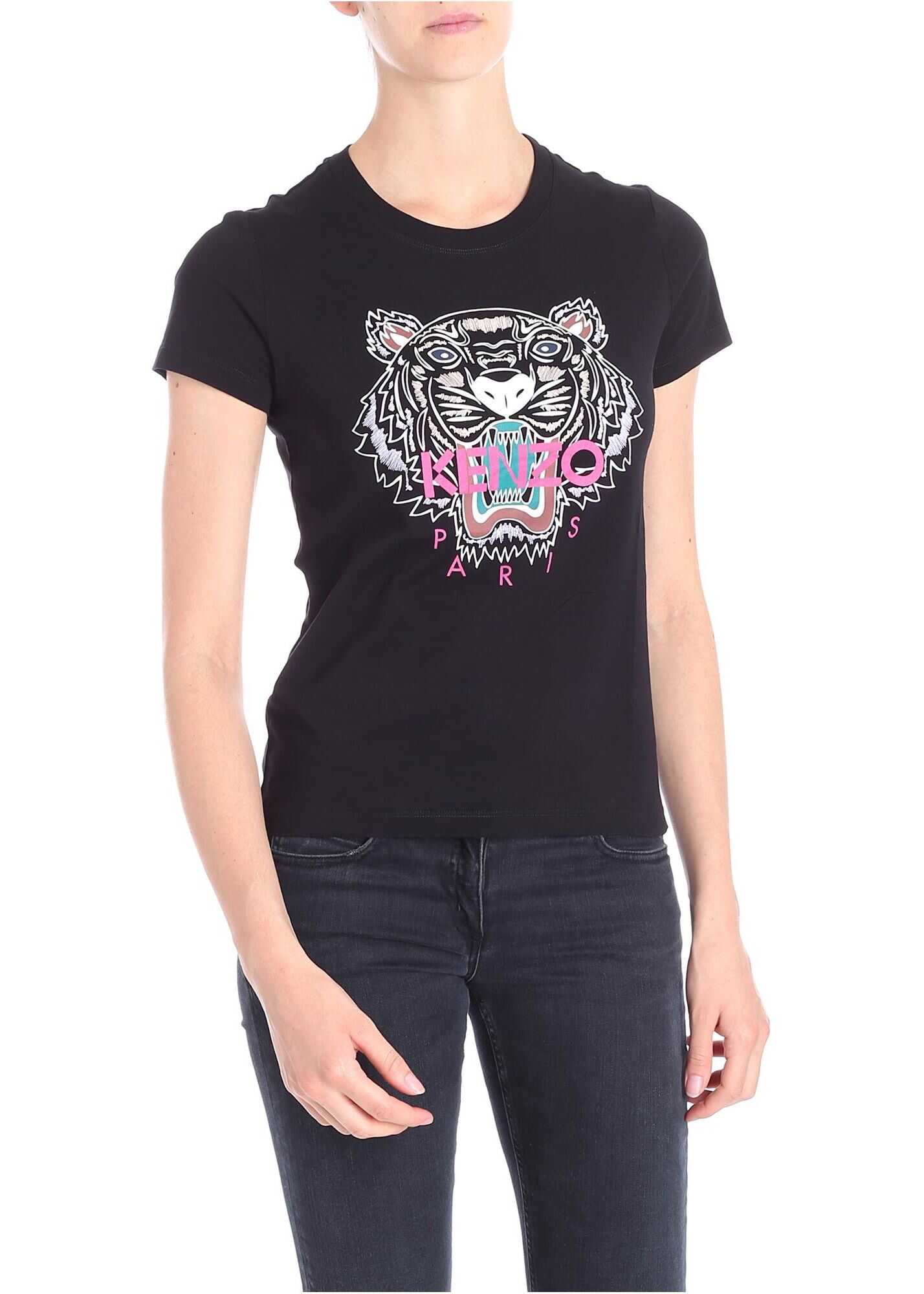 Tricou Kenzo Black Tiger Roundneck T-Shirt Black
