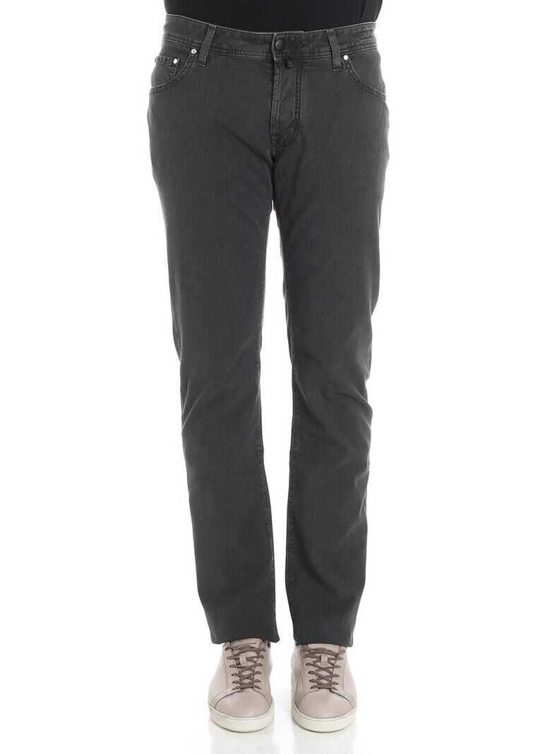 Blug Jacob Cohen Black Washed Effect Jeans* Black