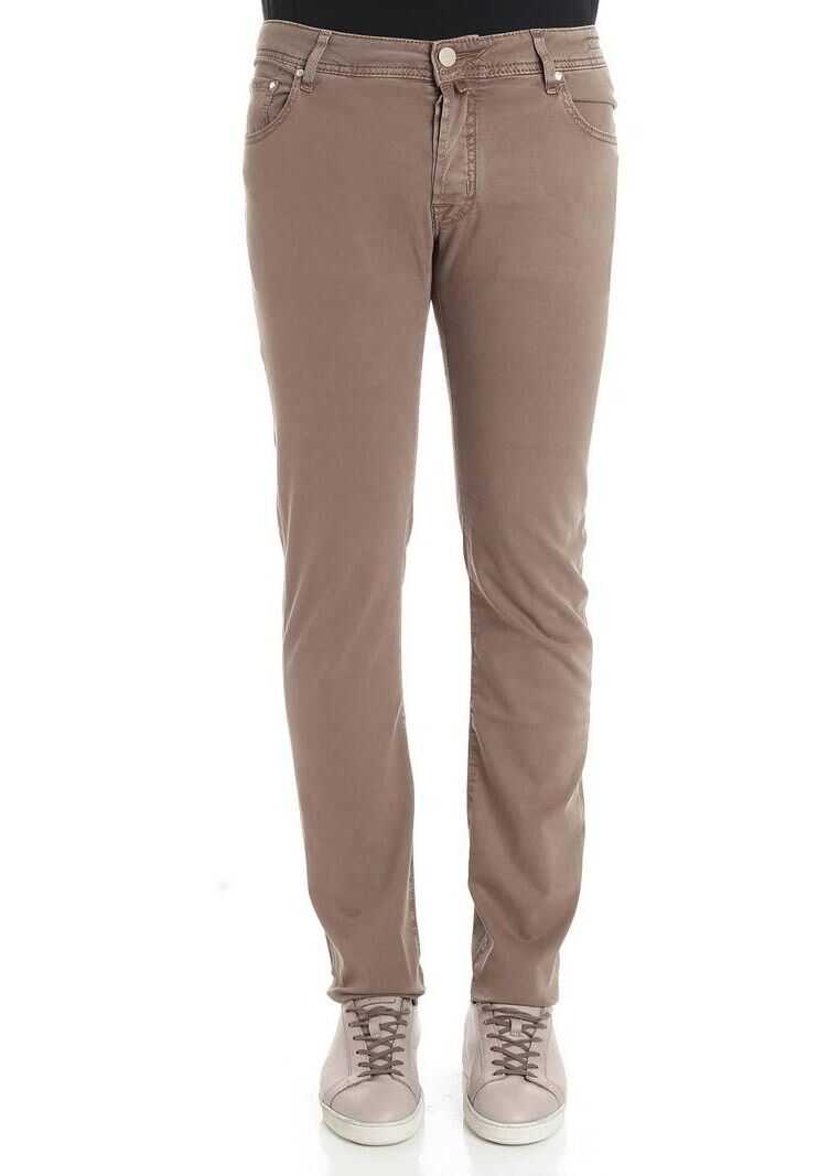 Blug Jacob Cohen Brown Cotton Jeans* Brown