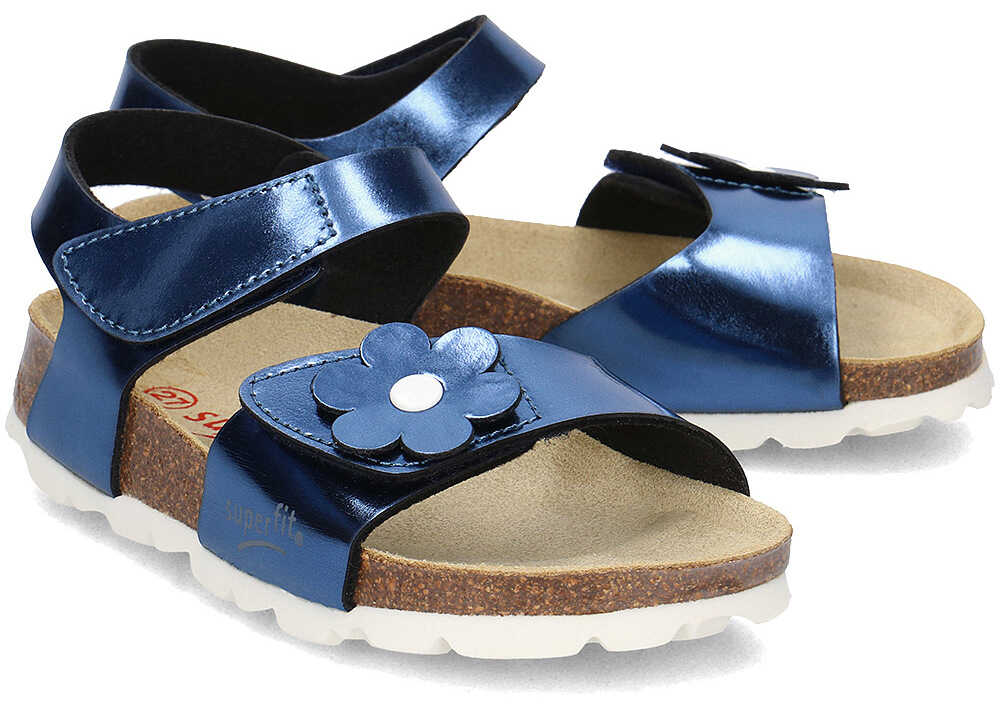 Sandala Superfit Fussbettpantoff Granatowy