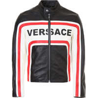 Geci de Piele Leather Jacket With Logo Barbati