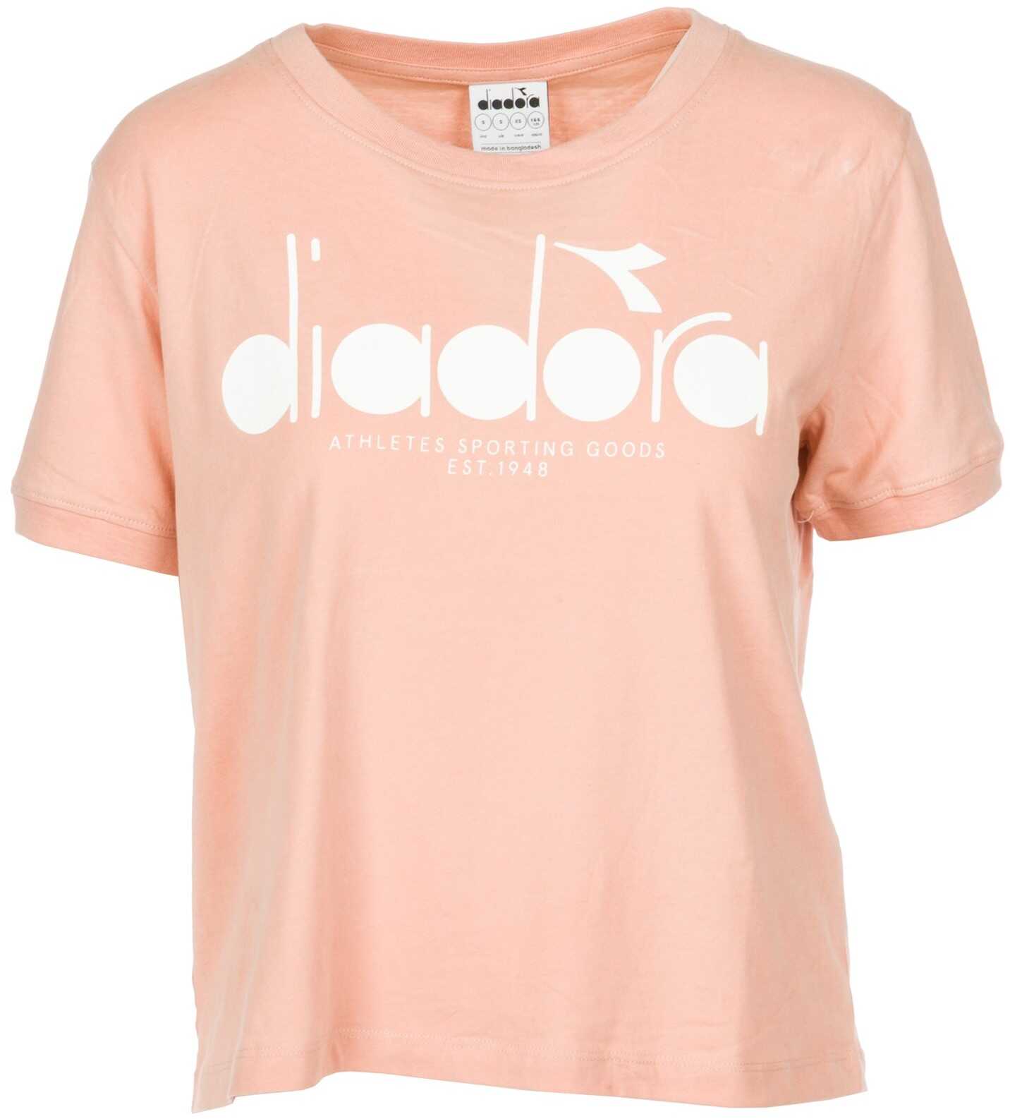 Tricou Diadora Neck Round Pink