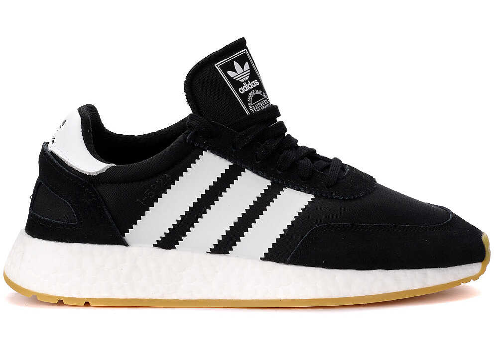Tenis adidas Originals I-5923 Black Mesh And Suede Sneaker Black
