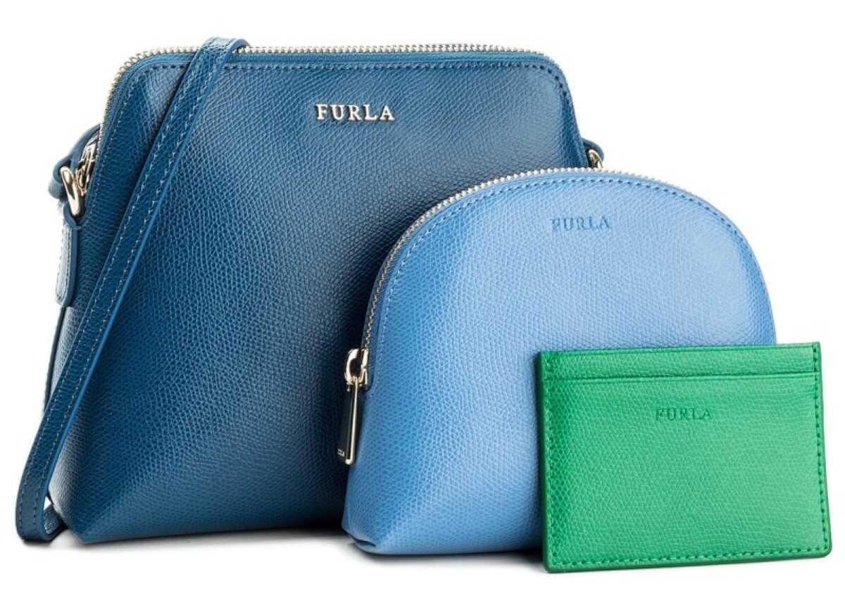 Geanta femei Furla 070618BEF6 BLU PAVONEd+CEL