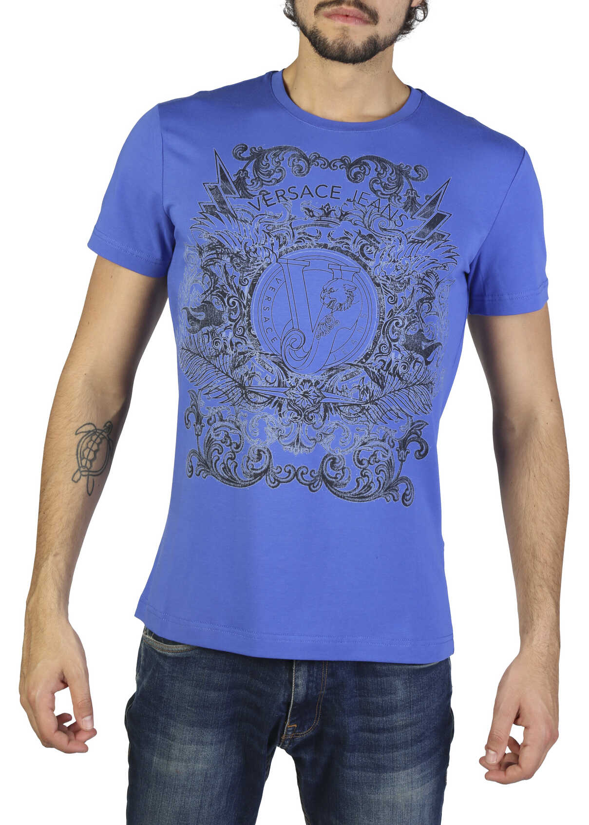 Tricou Versace Jeans B3Grb71B36641 Blue