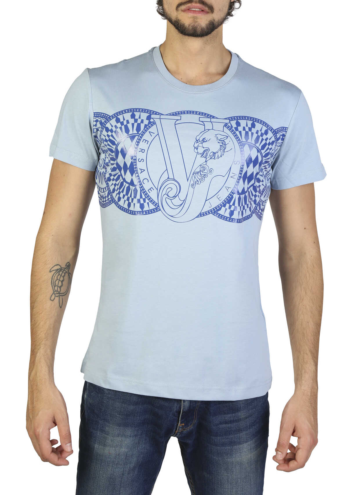 Tricou Versace Jeans B3Grb75D36610 Blue