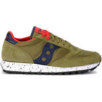 Sneakers Jazz Green Fabric And Suede Sneaker Barbati