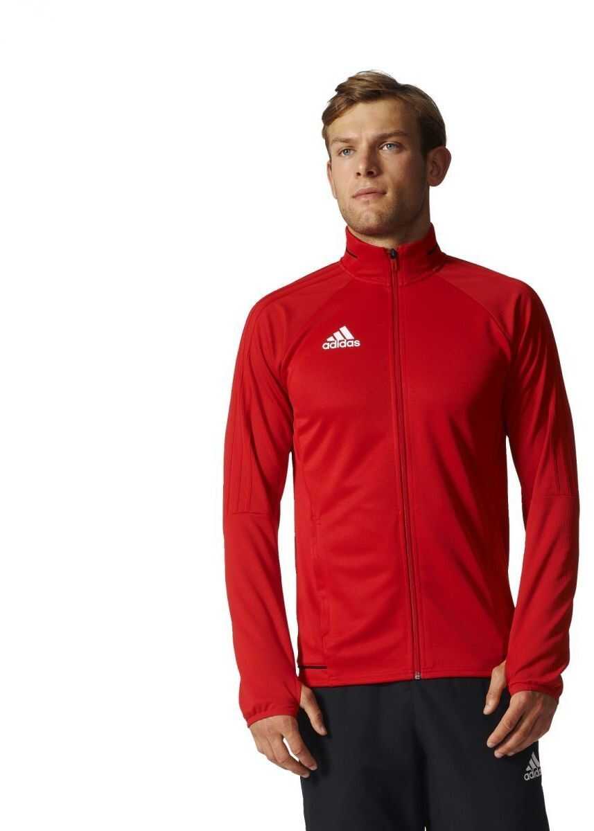 Bluza adidas TIRO17 TRG JKT* SCARLE/BLACK/WHITE