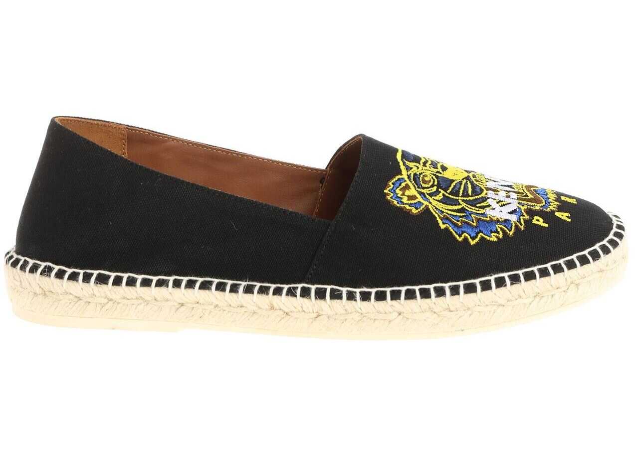 Tenis Kenzo Espadrilles Black Tiger Black
