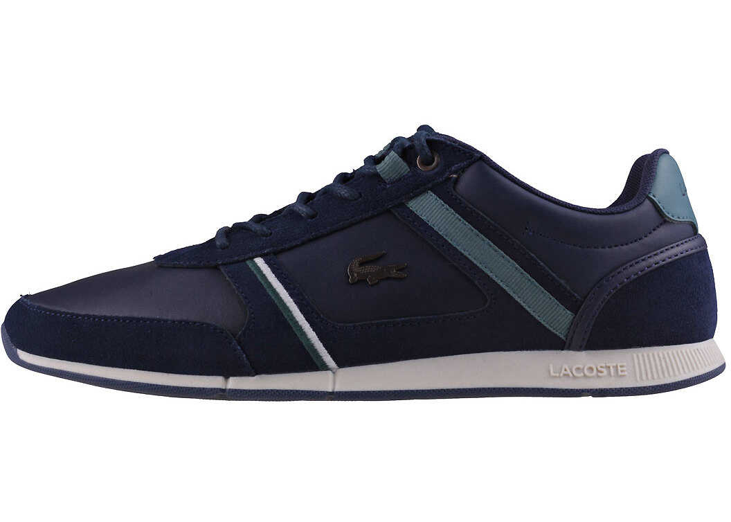 Tenis Lacoste Menerva 118 1 Trainers In Navy Green* Blue